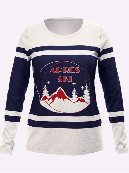 T-shirt à Manches Longues Motif Sportif - Taille Standard - Helline - Kiabi T-shirt à Manches Longues Motif Sportif - Taille Standard - Helline - Kiabi