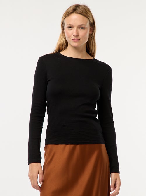 T-shirt à manches longues - Kiabi