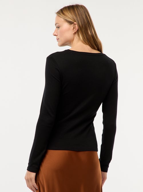 T-shirt à manches longues - Kiabi