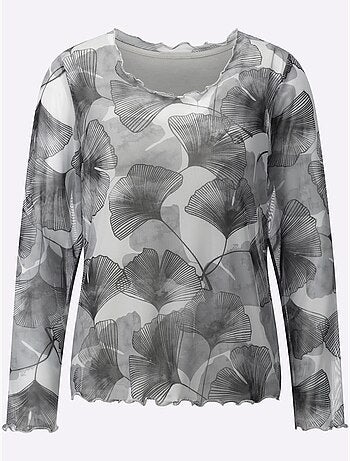T-shirt à Manches Longues Polyester Recyclé - Taille Standard - Helline