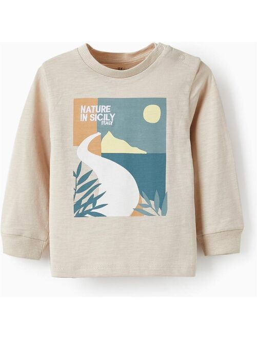 T-shirt à manches longues pour bébé garçon 'Nature en Sicile' manches longues SICILIAN DAYS - Kiabi
