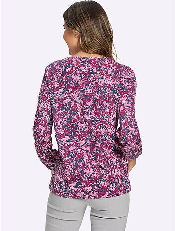 T-shirt à Manches Longues Pur Coton - Taille Standard - Moda Vilona