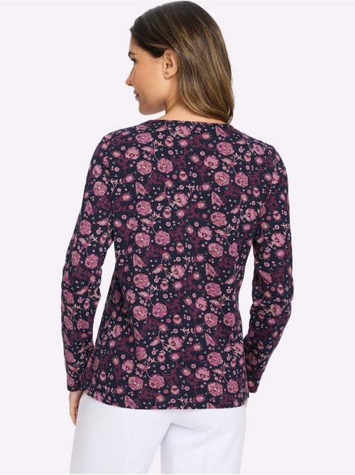 T-shirt à Manches Longues Pur Coton - Taille Standard - Moda Vilona - Kiabi T-shirt à Manches Longues Pur Coton - Taille Standard - Moda Vilona - Kiabi