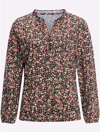 T-shirt à Manches Longues Pur Coton - Taille Standard - Moda Vilona