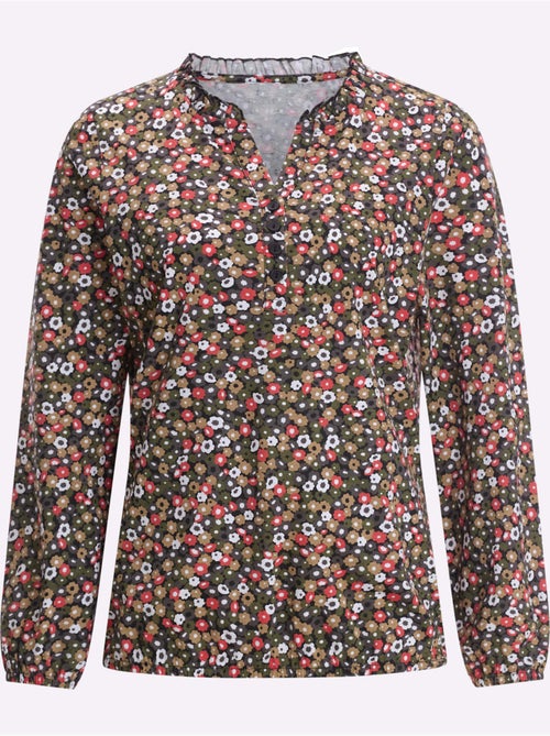 T-shirt à Manches Longues Pur Coton - Taille Standard - Moda Vilona - Kiabi T-shirt à Manches Longues Pur Coton - Taille Standard - Moda Vilona - Kiabi
