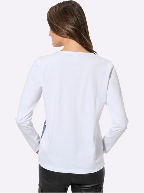 T-shirt à Manches Longues Pur Coton - Taille Standard - Witt - Kiabi T-shirt à Manches Longues Pur Coton - Taille Standard - Witt - Kiabi