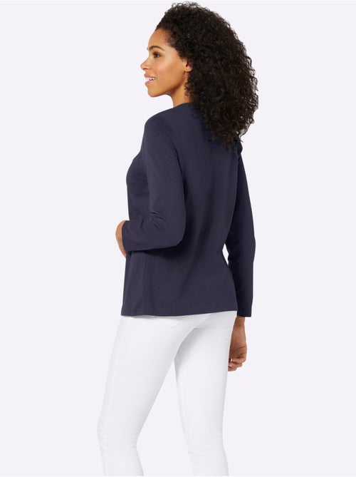 T-shirt à manches longues pur coton - taille standard - witt - Kiabi T-shirt à manches longues pur coton - taille standard - witt - Kiabi