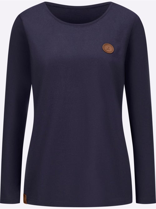 T-shirt à manches longues pur coton - taille standard - witt - Kiabi T-shirt à manches longues pur coton - taille standard - witt - Kiabi