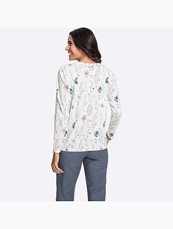 T-shirt à Manches Longues Pur Coton - Taille Standard - Witt