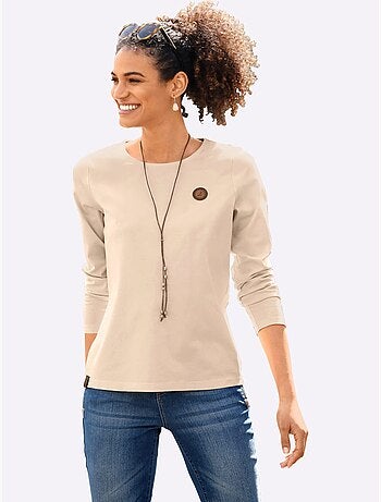 T-shirt à manches longues pur coton - taille standard - witt
