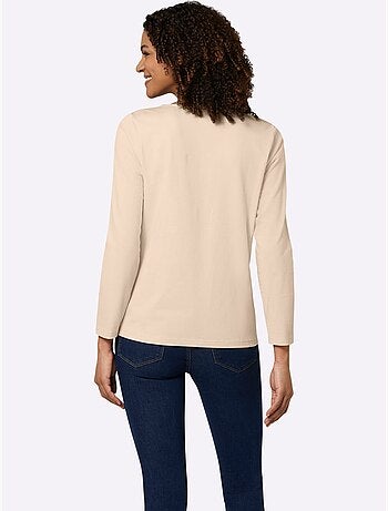 T-shirt à manches longues pur coton - taille standard - witt