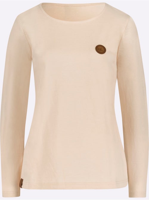T-shirt à manches longues pur coton - taille standard - witt - Kiabi