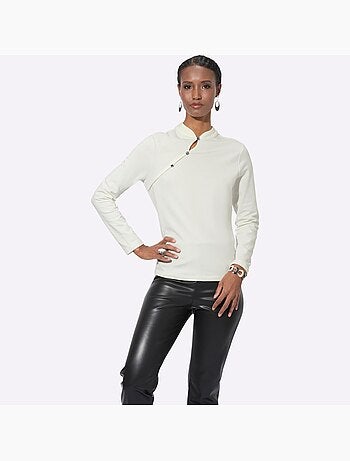 T-shirt à Manches Longues Qualité Coton Doux Sur La Peau - Taille Standard - helline