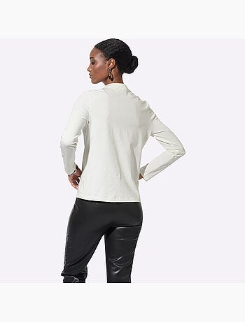 T-shirt à Manches Longues Qualité Coton Doux Sur La Peau - Taille Standard - helline