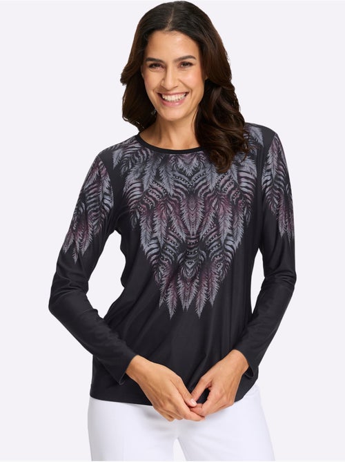 T-shirt à Manches Longues Qualité Douce Et Fluide - Taille Standard - Witt - Kiabi
