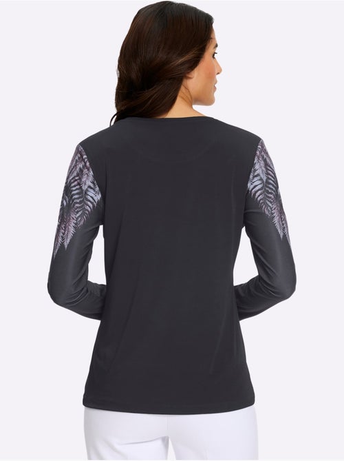 T-shirt à Manches Longues Qualité Douce Et Fluide - Taille Standard - Witt - Kiabi