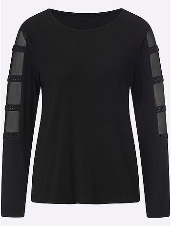 T-shirt à Manches Longues Qualité Tencel - Taille Standard - Helline
