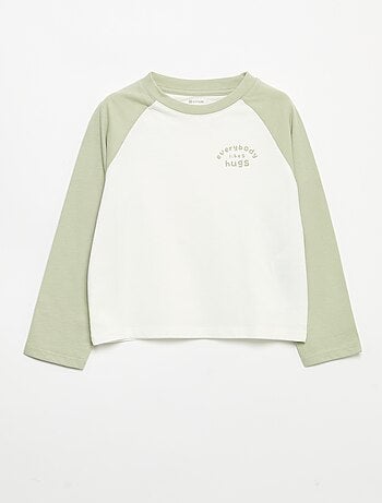 T-shirt à manches longues raglan