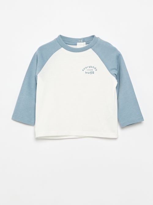 T-shirt à manches longues raglan - Kiabi T-shirt à manches longues raglan - Kiabi