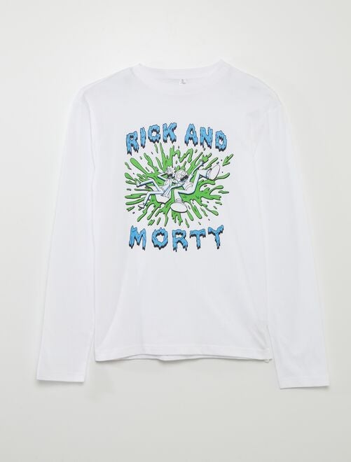 T-shirt à manches longues 'Rick & Morty' - Kiabi