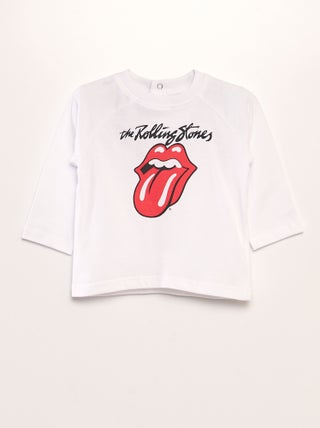 T-shirt à manches longues 'Rolling Stones'