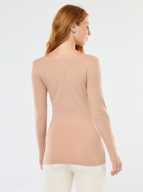 T-shirt à manches longues sous-vêtement - Kiabi