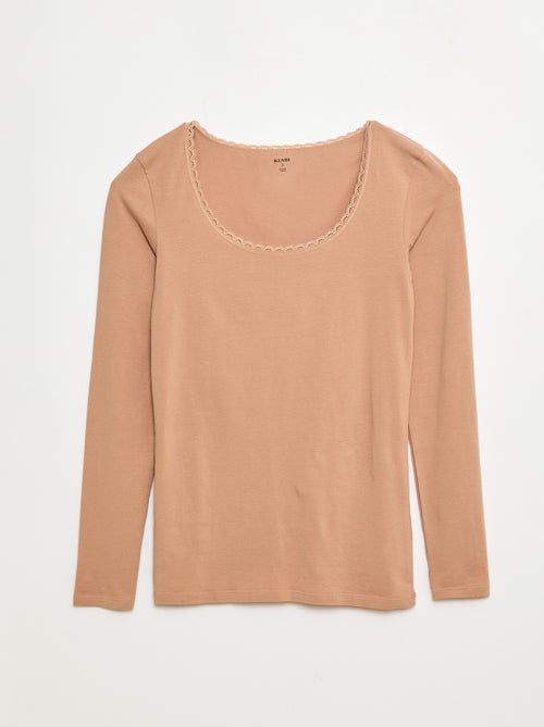 T-shirt à manches longues sous-vêtement - Kiabi