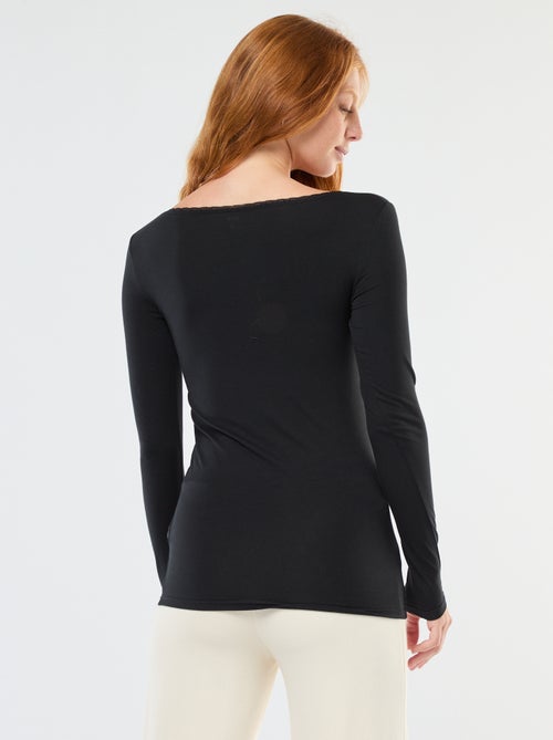 T-shirt à manches longues sous-vêtement - Kiabi