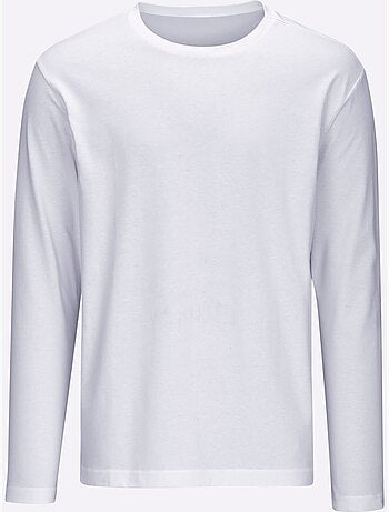 T-shirt à Manches Longues Un Basique Facile à Assortir - Taille Standard - Moda Vilona