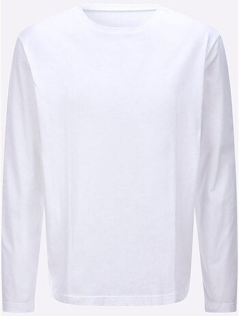 T-shirt à Manches Longues Un Basique Facile à Assortir - Taille Standard - Moda Vilona