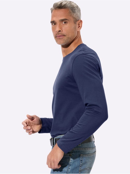 T-shirt à Manches Longues Un Basique Facile à Assortir - Taille Standard - Moda Vilona - Kiabi T-shirt à Manches Longues Un Basique Facile à Assortir - Taille Standard - Moda Vilona - Kiabi