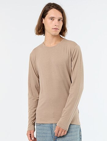 T-shirt à manches longues uni
