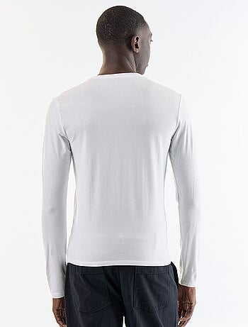 T-shirt à manches longues uni
