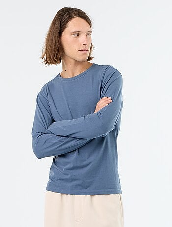 T-shirt à manches longues uni