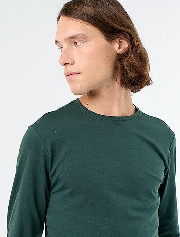 T-shirt à manches longues uni