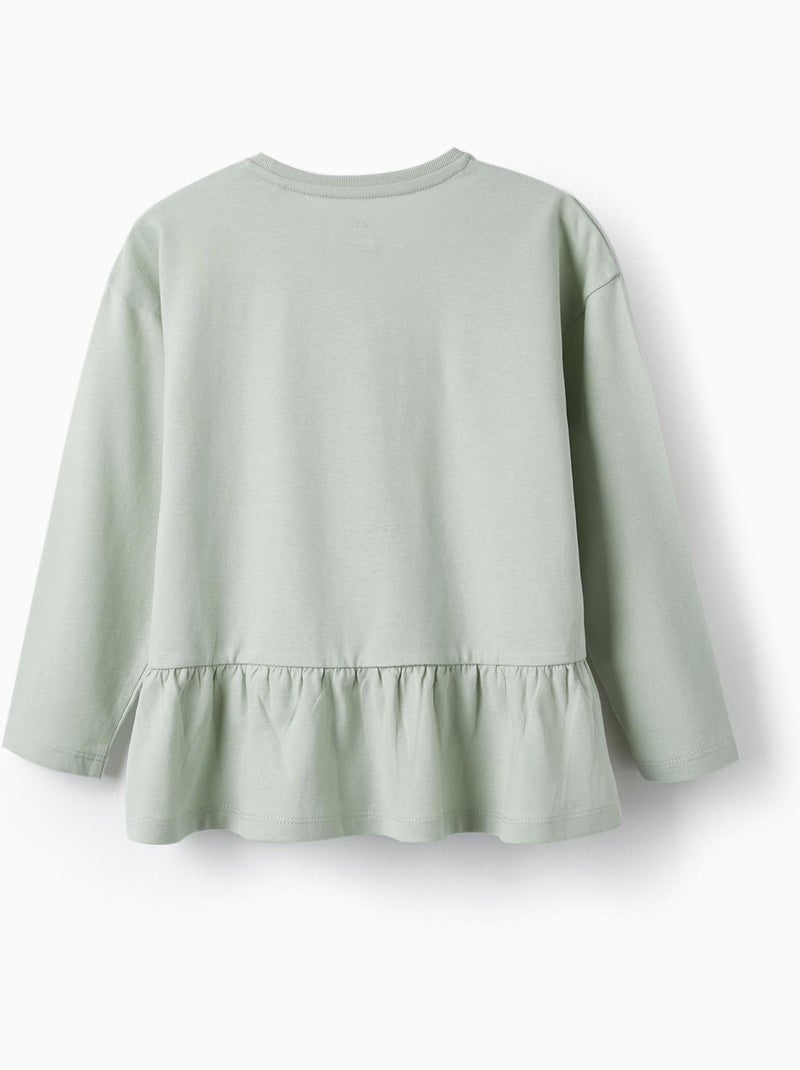 T-shirt à manches longues vert clair pour fille manches longues SWEET FROSTY DREAMS Vert clair - Kiabi