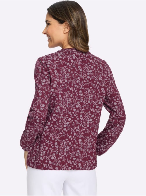 T-shirt à Manches Longues Volants Au Col - Taille Standard - Moda Vilona - Kiabi T-shirt à Manches Longues Volants Au Col - Taille Standard - Moda Vilona - Kiabi