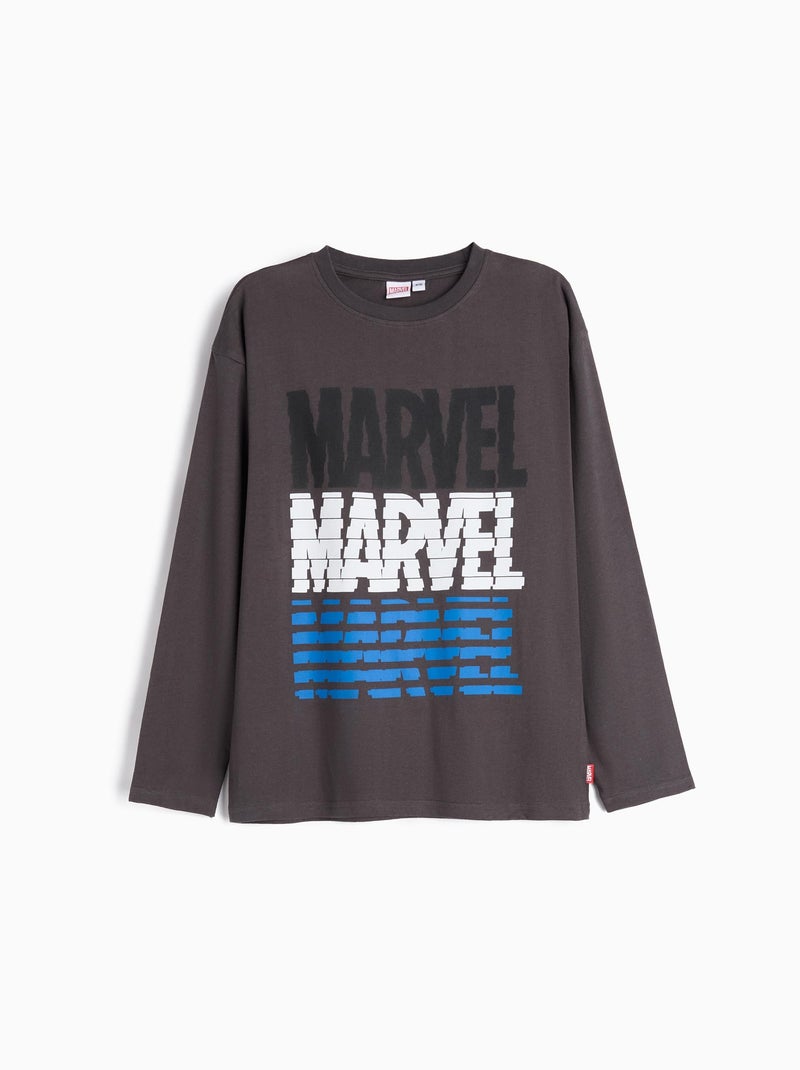 T-shirt à manches longues, Marvel  MO Fashion Gris - Kiabi