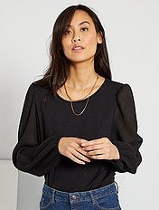 chandail noir femme