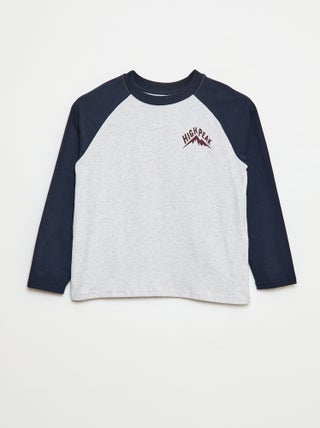 T-shirt à manches raglans