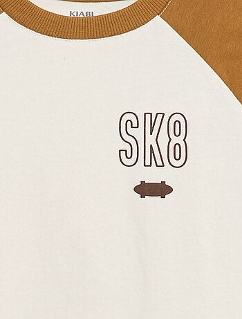 T-shirt à manches raglans