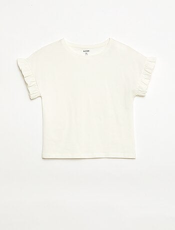 T-shirt à manches volantes