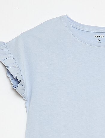 T-shirt à manches volantes