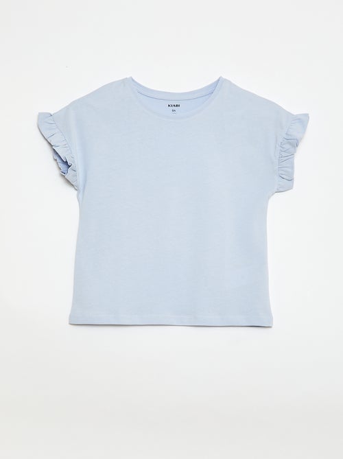 T-shirt à manches volantes - Kiabi