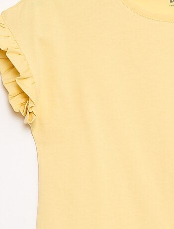 T-shirt à manches volantes