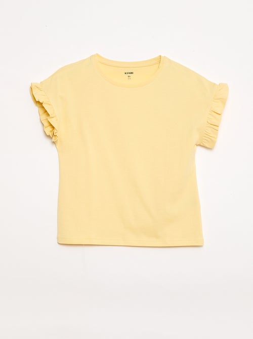 T-shirt à manches volantes - Kiabi