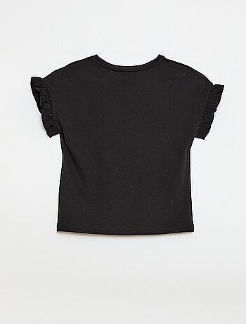 T-shirt à manches volantes