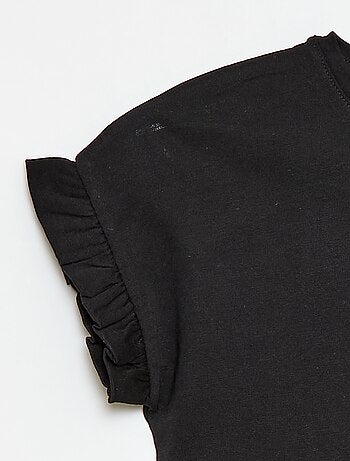 T-shirt à manches volantes