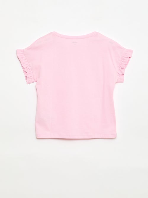 T-shirt à manches volantes - Kiabi