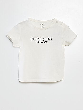 T-shirt à message
